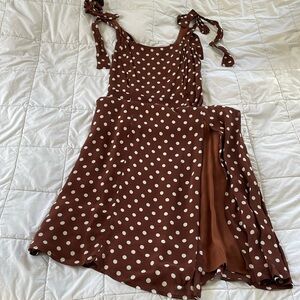 Reformation dress with slit